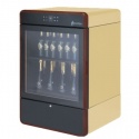 Vitrina frigorifica vinuri Enofrigo I.AM H1200 Multizone, capacitate 170 sticle, +2+10 /+12+20°C , negru/lemn