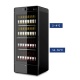 Vitrina frigorifica vinuri Enofrigo I.AM H2000 Dual Vent, capacitate 340sticle, temperatura +4 / +18°C , negru