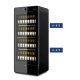 Vitrina frigorifica vinuri Enofrigo I.AM H2000 Dual Vent, capacitate 340sticle, temperatura +4 / +18°C , negru