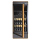 Vitrina frigorifica vinuri Enofrigo I.AM H2000 Ventilated Tropical, capacitate 179 sticle, +2 / +16°C , negru/lemn