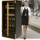 Vitrina frigorifica vinuri Enofrigo I.AM H2000 Ventilated Tropical, capacitate 179 sticle, +2 / +16°C , negru/lemn