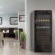 Vitrina frigorifica vinuri Enofrigo I.AM H2000 Ventilated Tropical, capacitate 179 sticle, +2 / +16°C , negru/lemn