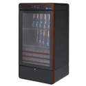 Vitrina frigorifica vinuri Enofrigo I.AM H1600 Multizone, capacitate 272 sticle, +2+10/ +12+20°C, negru/maro