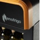 Vitrina frigorifica vinuri Enofrigo I.AM H1200 Ventilated, capacitate 170 sticle, +2 / +16°C, negru/lemn