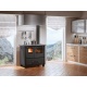 Sobă pe lemne Extraflame Nordica FAMILY 4,5 de lemn cu aer cald convecție naturală 7.5 kw alb - placaj din oțel porțelan