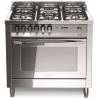 Aragaz Lofra Rainbow PLG96GVT/C, gaz, 90X60cm, 5 arzatoare, grill electric, timer, cuptor gaz, aprindere electronica, inox