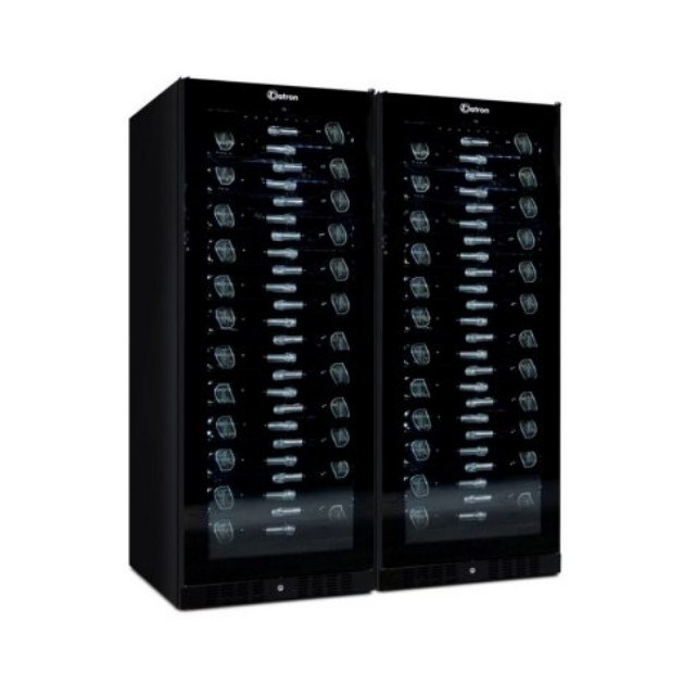 Vitrina de vinuri Arte Vino OXP1T98NPD capacitate 98 sticle temperatura 0/+35°C negru