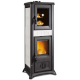 Sobă pe lemne Extraflame Nordica GEMMA FORNO , cu aer cald prin convecție naturală 7 kw - alb infinit