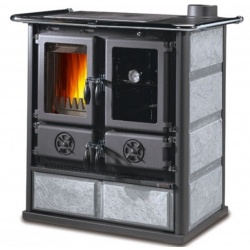 Sobă pe lemne Extraflame Nordica ROSETTA BII cu aer cald prin convecție naturală 7 kw - piatra naturala