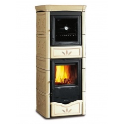 Sobă pe lemne Extraflame Nordica NICOLETTA FORNO EVO, cu aer cald prin convecție naturală 9 kw - ametist
