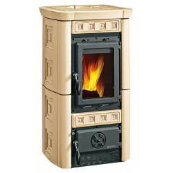 Sobă pe lemne Extraflame Nordica GAIA, cu aer cald prin convecție naturală și 6 kw - pergament