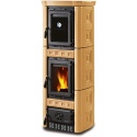 Sobă pe lemne Extraflame Nordica GAIA FORNO, cu aer cald prin convecție naturală și 6 kw - pergament