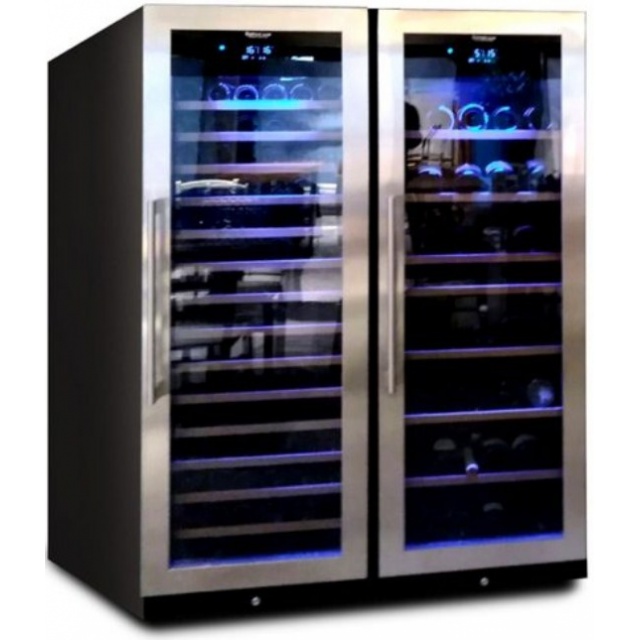 Vitrina de vinuri Arte Vino OXP1T98NPD capacitate 98 sticle temperatura 0/+35°C negru