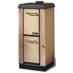 Sobă pe lemne Extraflame Nordica MIGNON, cu aer cald prin convecție naturală 4 kw - cappuccino înveliș din oțel