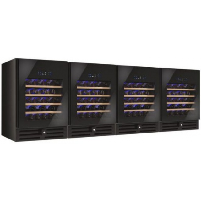 Vitrina de vinuri Arte Vino OXP1T98NPD capacitate 98 sticle temperatura 0/+35°C negru