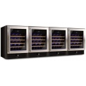 Vitrina de vinuri Arte Vino OXP1T98NPD capacitate 98 sticle temperatura 0/+35°C negru
