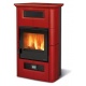 Sobă cu lemne Extraflame Nordica WANDA CLASSIC EVO cu aer cald 9 kw - bordeaux
