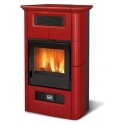 Sobă cu lemne Extraflame Nordica WANDA CLASSIC EVO cu aer cald 9 kw - bordeaux