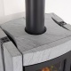 Aragaz Tecnogas P1X66M4VC, 60 cm, gaz, 4 arzatoare, grill, otel inoxidabil
