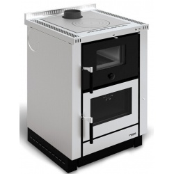 Sobă din lemn Extraflame Nordica VICENZA EVO 6.00 kw - 172 m³ încălzită - oțel inoxidabil - acoperire din cristal