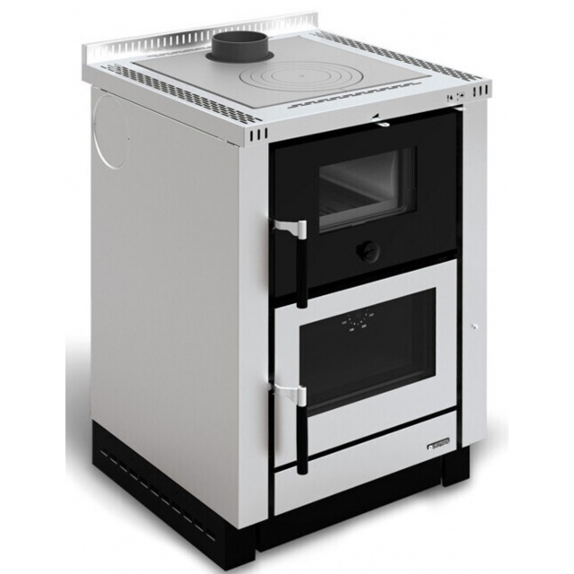 Sobă din lemn Extraflame Nordica VICENZA EVO 6.00 kw - 172 m³ încălzită - oțel inoxidabil - acoperire din cristal