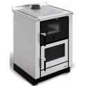 Sobă din lemn Extraflame Nordica VICENZA EVO 6.00 kw - 172 m³ încălzită - oțel inoxidabil - acoperire din cristal