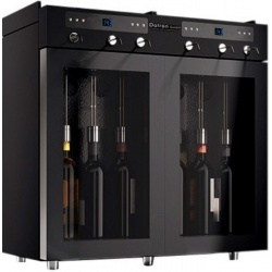 Vitrina de vinuri Arte Vino OXP1T98NPD capacitate 98 sticle temperatura 0/+35°C negru