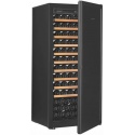 Vitrina de vinuri EuroCave Première M capacitate 141 sticle 1 zona°C usa solida rafturi glisante negru