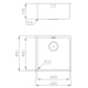 CHIUVETA BUCATARIE FOSTER KE 2156886, INOX GUN METAL