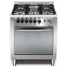 Aragaz Lofra Curba C76MF/C, gaz, 70X60cm, 5 arzatoare, grill electric, timer, aprindere electronica, inox