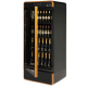 Vitrina frigorifica vinuri Enofrigo I.AM H2000 Ventilated, capacitate 358l, temperatura +2 / +16°C , negru/lemn