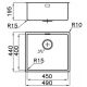 JOLLYNOX 1CCR60MN COMBINATE 60, PENTRU BUCATARIE INCORPORATA, CU 4 ARZATOARE + CUPTOR ELECTRIC, NEGRU MAT