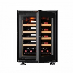 Vitrina de vinuri Arte Vino OXP1T98NPD capacitate 98 sticle temperatura 0/+35°C negru