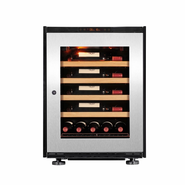 Vitrina de vinuri Arte Vino OXP1T98NPD capacitate 98 sticle temperatura 0/+35°C negru