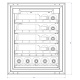 Vitrina de vinuri EuroCave S-Inspiration S capacitate 17 sticle rafturi glisante finisaj lemn usa sticla otel