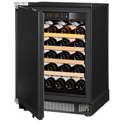 Vitrina de vinuri EuroCave Compact V059 capacitate 51 sticle usa tehinca neagra