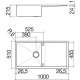 JOLLYNOX 1CCR60MN COMBINATE 60, PENTRU BUCATARIE INCORPORATA, CU 4 ARZATOARE + CUPTOR ELECTRIC, NEGRU MAT