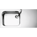 CHIUVETA BUCATARIE BARAZZA SELECT 1IS10060/1D, CU PICURATOR / DREAPTA, INCASSO, INOX