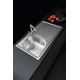 JOLLYNOX 1CCR60MN COMBINATE 60, PENTRU BUCATARIE INCORPORATA, CU 4 ARZATOARE + CUPTOR ELECTRIC, NEGRU MAT
