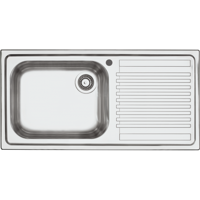 CHIUVETA BUCATARIE BARAZZA B_FAST 1LFS10S, CU PICURATOR / STANGA, INCASSO, INOX