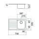 JOLLYNOX 1CCR60MN COMBINATE 60, PENTRU BUCATARIE INCORPORATA, CU 4 ARZATOARE + CUPTOR ELECTRIC, NEGRU MAT