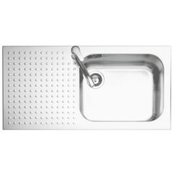 CHIUVETA BUCATARIE BARAZZA SELECT 1IS10060/1S, CU PICURATOR / STANGA, INCASSO, INOX