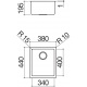 JOLLYNOX 1CCR60MN COMBINATE 60, PENTRU BUCATARIE INCORPORATA, CU 4 ARZATOARE + CUPTOR ELECTRIC, NEGRU MAT