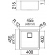 JOLLYNOX 1CCR60MN COMBINATE 60, PENTRU BUCATARIE INCORPORATA, CU 4 ARZATOARE + CUPTOR ELECTRIC, NEGRU MAT