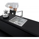 JOLLYNOX 1CCR60MN COMBINATE 60, PENTRU BUCATARIE INCORPORATA, CU 4 ARZATOARE + CUPTOR ELECTRIC, NEGRU MAT