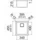 JOLLYNOX 1CCR60MN COMBINATE 60, PENTRU BUCATARIE INCORPORATA, CU 4 ARZATOARE + CUPTOR ELECTRIC, NEGRU MAT