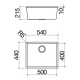 JOLLYNOX 1CCR60MN COMBINATE 60, PENTRU BUCATARIE INCORPORATA, CU 4 ARZATOARE + CUPTOR ELECTRIC, NEGRU MAT