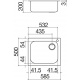 JOLLYNOX 1CCR60MN COMBINATE 60, PENTRU BUCATARIE INCORPORATA, CU 4 ARZATOARE + CUPTOR ELECTRIC, NEGRU MAT