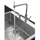 JOLLYNOX 1CCR60MN COMBINATE 60, PENTRU BUCATARIE INCORPORATA, CU 4 ARZATOARE + CUPTOR ELECTRIC, NEGRU MAT