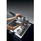 CHIUVETA BUCATARIE BARAZZA LAB 1LLB60, CU CAPAC + BATERIE 1RUBMBFA SI TELECOMANDA, FILOTOP / SEMIFILO, INOX